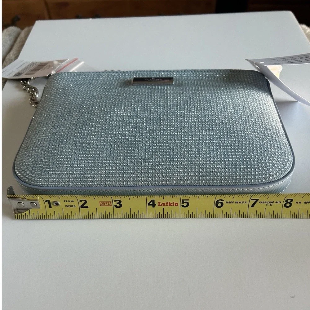 Kate Spade Madison Studded Denim Lily Pochette NWT MSRP $269.00